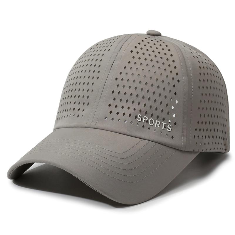 Breathable Quick-Drying Baseball Cap Men's Outdoor Sunscreen Cap Mesh Breathable Sports Cap