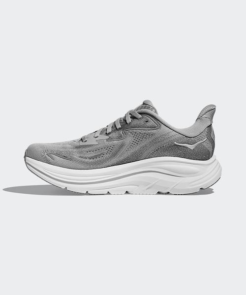 [HOKA] Women's Clifton 10 Wide - Stella Grey: Galactic Grey 1162050-SRYG