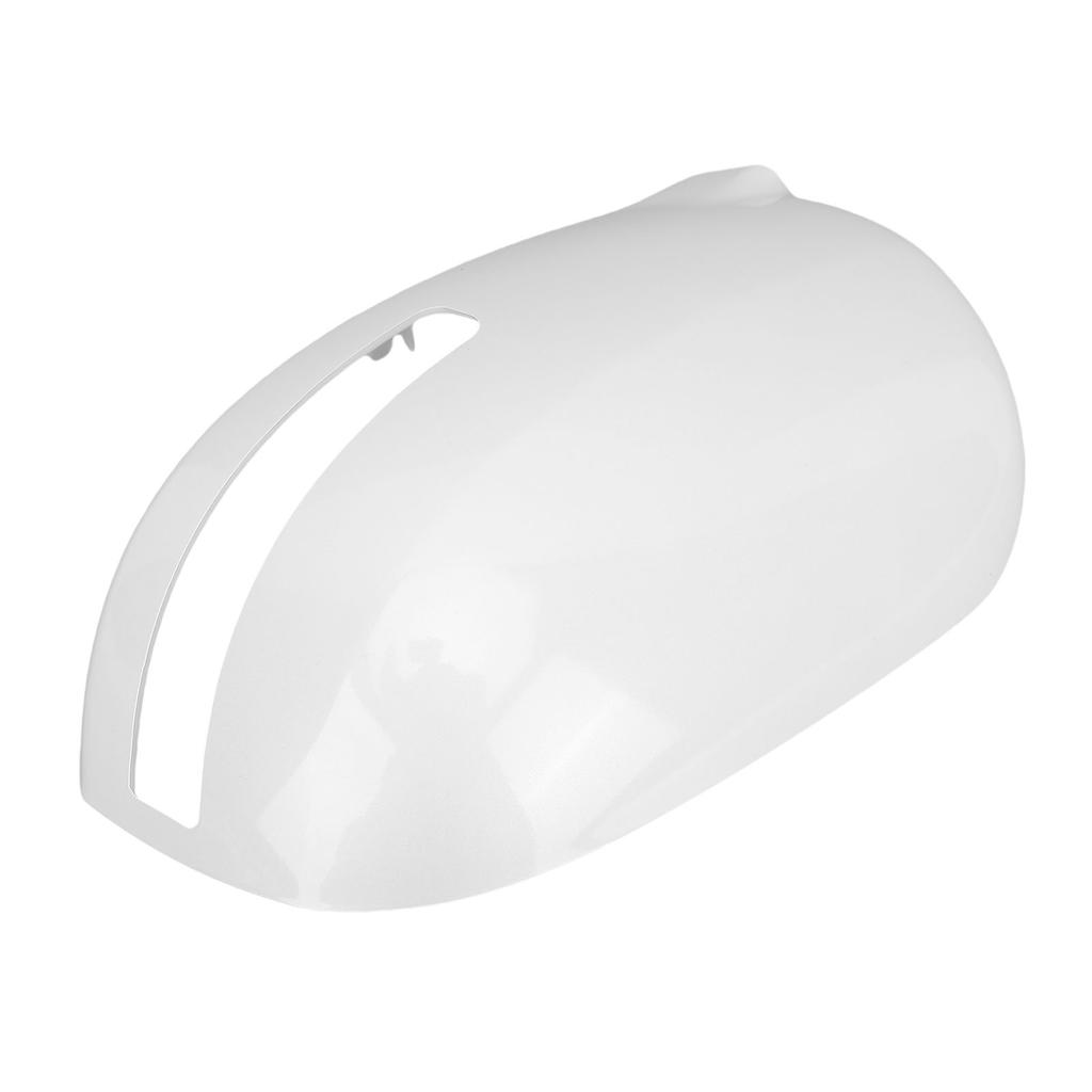 White Rearview Mirror Cover Cap With Turn Signal Hole Protective ABS Side Door Wing Mirror Cap Trim Replacement for