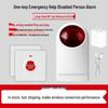 Wireless Emergency Alarm Button for Disabled Restroom with Sound and Light