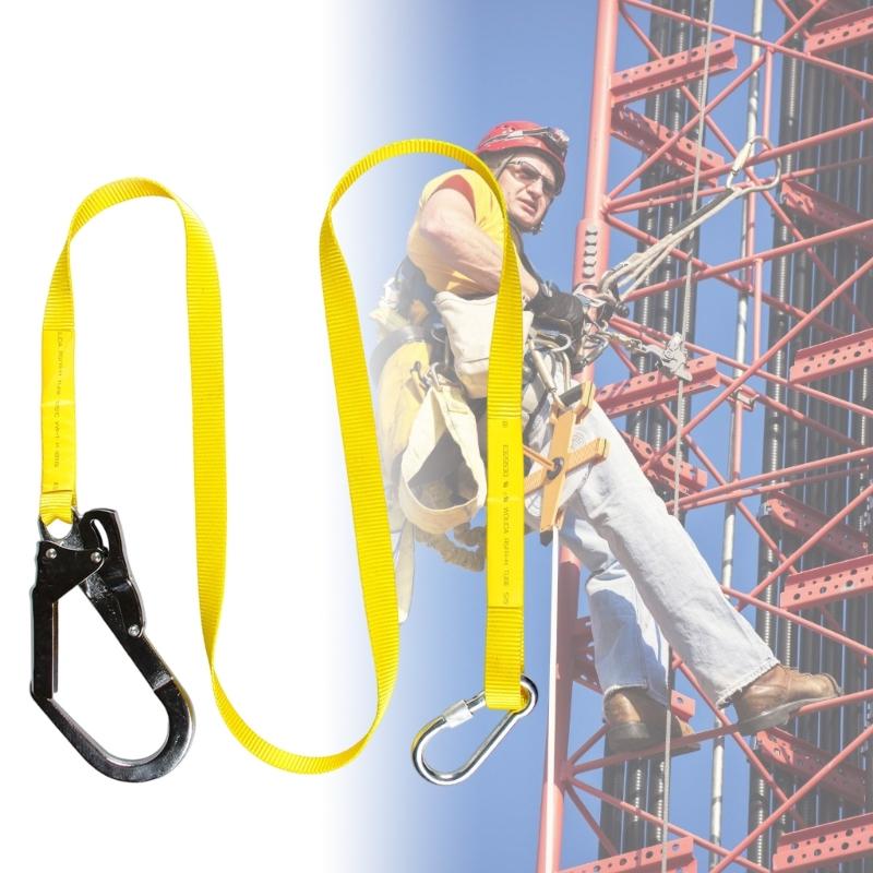 Professional Steel Climbing Rope With Strong Polyester Belt Mountaineering For Mountain Climbing & Industrial Safety