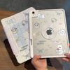 Cartoon Dog IPad Case With Magnetic Detachable Design Stand Anti-Slip Cover Mini 6/7 8.3 9.7 10.2 10.9 11 12.9