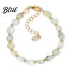 Durable Jewelry Women Bracelet Irregular Natural Stone Beads Adjustable Length