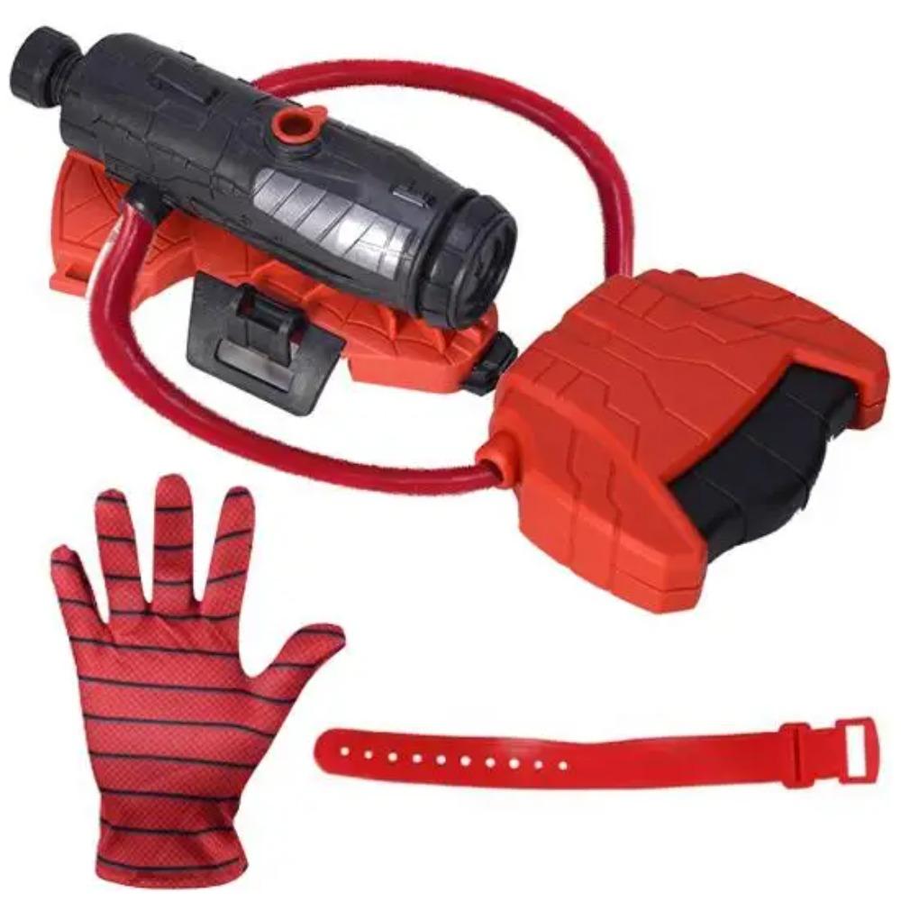 Spider Web Shooters Toy Superhero Squirt Guns with Glove Wrist Water Sprayer Toy Water Fighting Toy for Kids and Adults