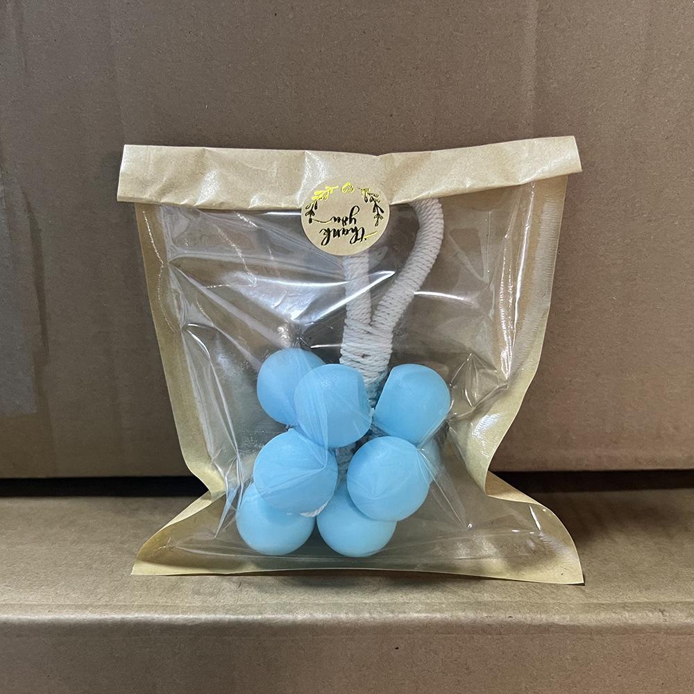 Crystal Grape Scented Hanging Ornament – Handmade Essential Oil Soap, Perfect for Opening Ceremony Souvenirs and Gifts.