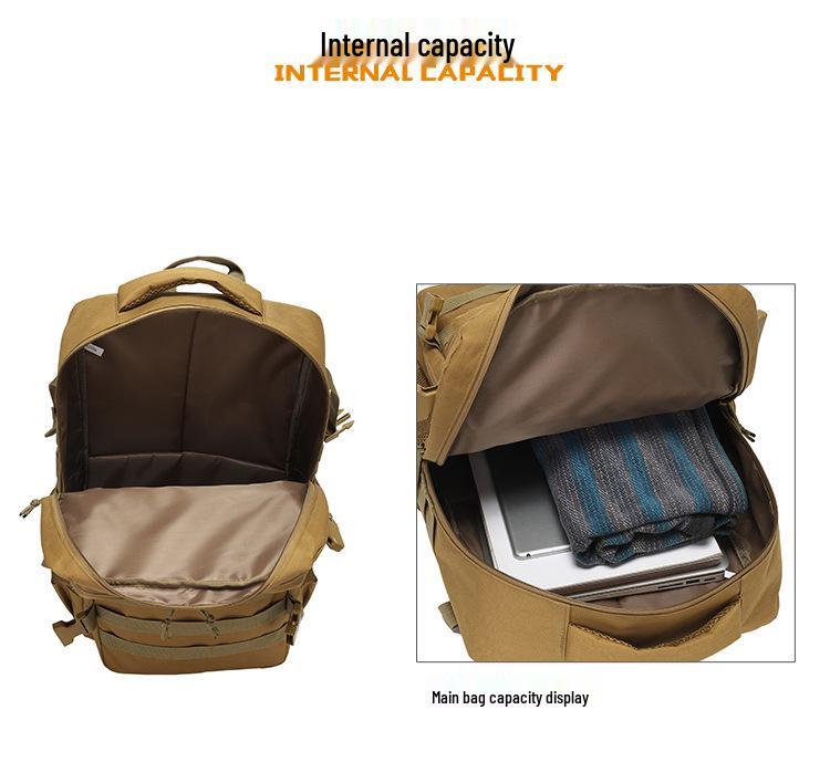 Camouflage 35L Tactical Outdoor Backpack for Mountaineering, Cycling, Hiking, and Camping.