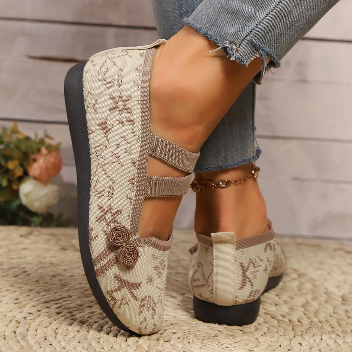 

Мода 2024 года. Модные вышитые женские парусиновые туфли на плоской подошве. Удобные повседневные женские туфли на плоской подошве из ткани в стиле ретро в китайском стиле. 41 хаки