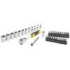 1/4'' SOCKET SET 37 PCS COMPACT - S/82-672-0