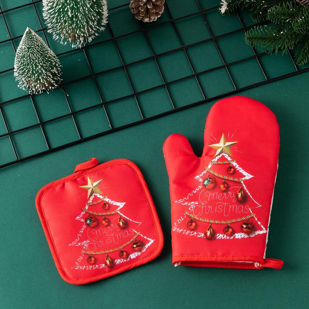 Erhältlich: Neue verdickte Weihnachtsofenhandschuhe – Hitzebeständige Back- und Kochhandschuhe für den Einsatz bei hohen Temperaturen.
