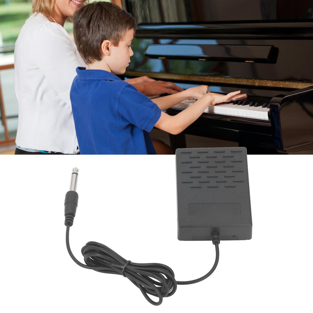Pedal Electric Keyboard Momentary Foot Stepper Synthesizer 6.35mm