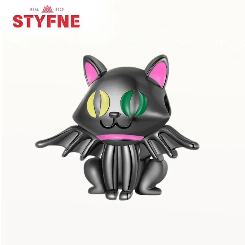 Copperblack Cat Series Charm Beads For Original Bracelet Fine Jewelery Making Gifts For Women