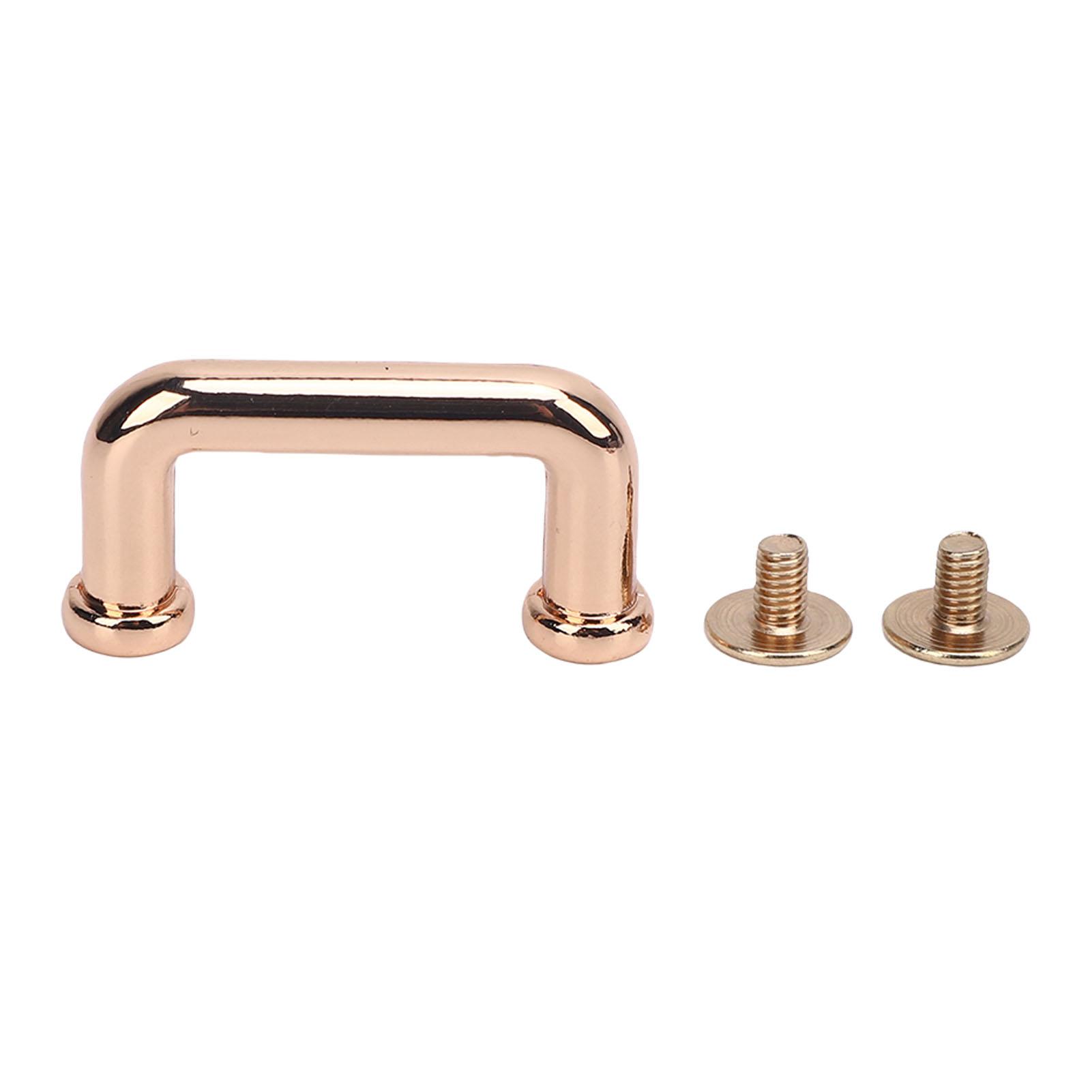 10 Stuks Boogbrug Gesp 19x11x5mm Legering D-ring Connector Gesp met PH Schroeven voor Tas Handtas goud