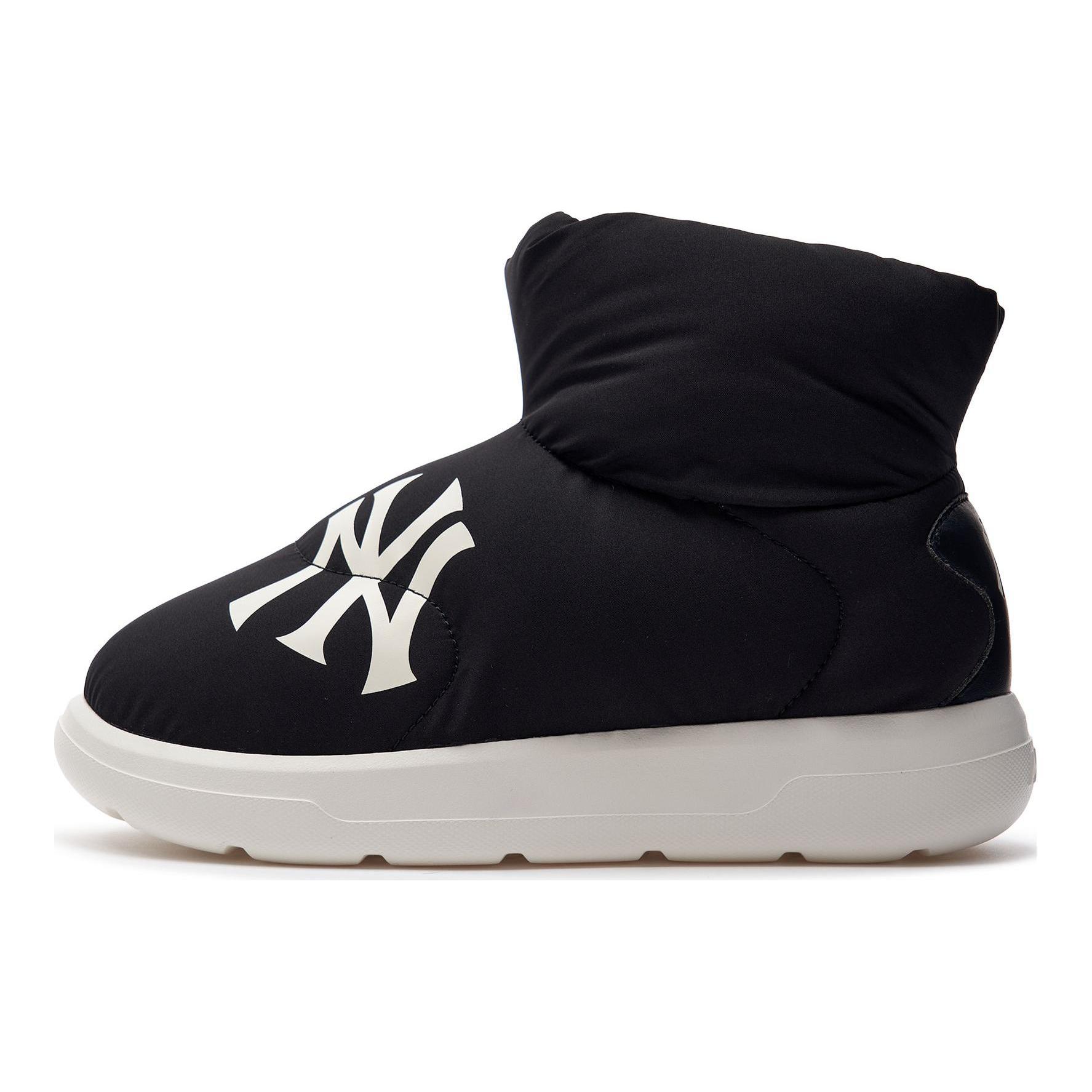 

MLB Chunky Classic A FLEECE Bouncer Thermal Waterproof Short Snow Boots Women s Black 3AWBBPB36-50BKS 39