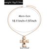 Imitation pearl metal cross pendant punk style niche necklace women's high sense collarbone chain