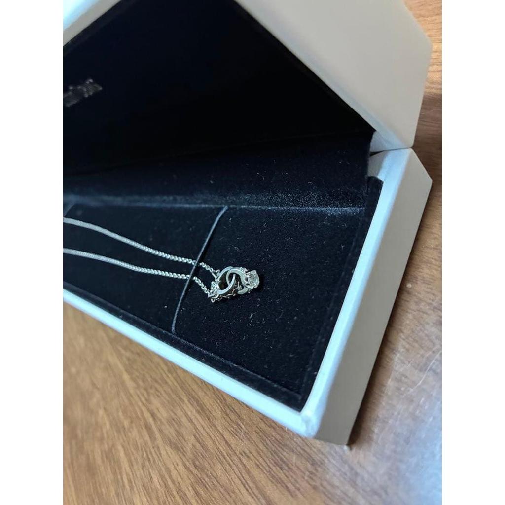 Used Justin Davis silver necklace