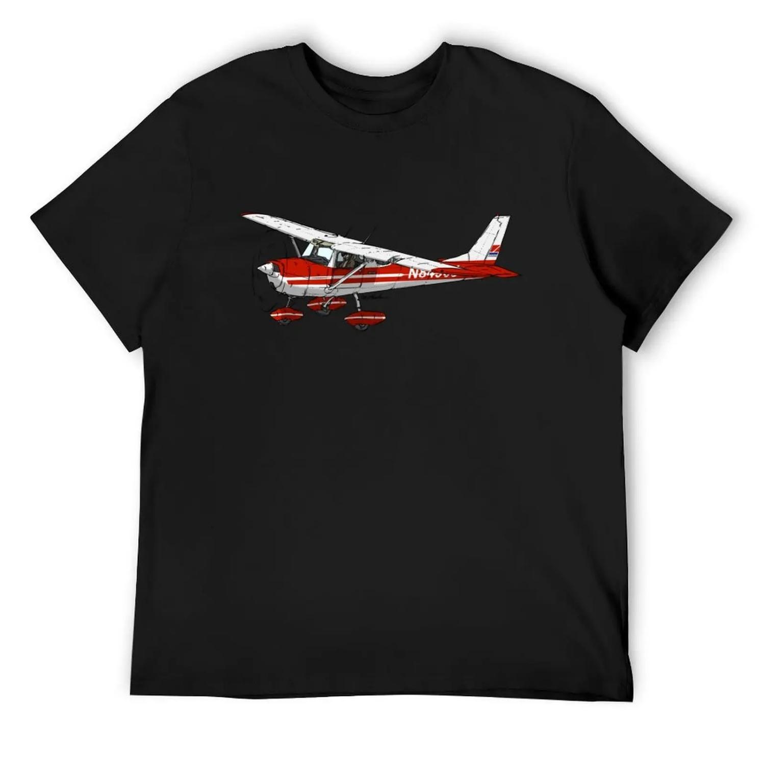 Cessna 150 N8490J T-Shirt basketball graphic tees korean fashion for a boy summer shirt shirts graphic tee men S