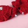 2Pieces Dog Costumes Knitted Hat Scarf Set Warm Winter Hat Scarf Pet Costume Accessories for Small Dogs and Cats Gift