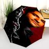 Never Good Enough Folding Umbrella 8 Paraphenoid Bones Suitable for All Seasons Sun Umbrella Sun Umbrella Printing