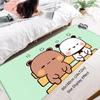 Living Room Rugs Foot Carpets Bubu Dudu Entrance Doormat Kawaii Rug Floor Mats Carpet Anti Slip Mat Home Kitchen Hallway Decor