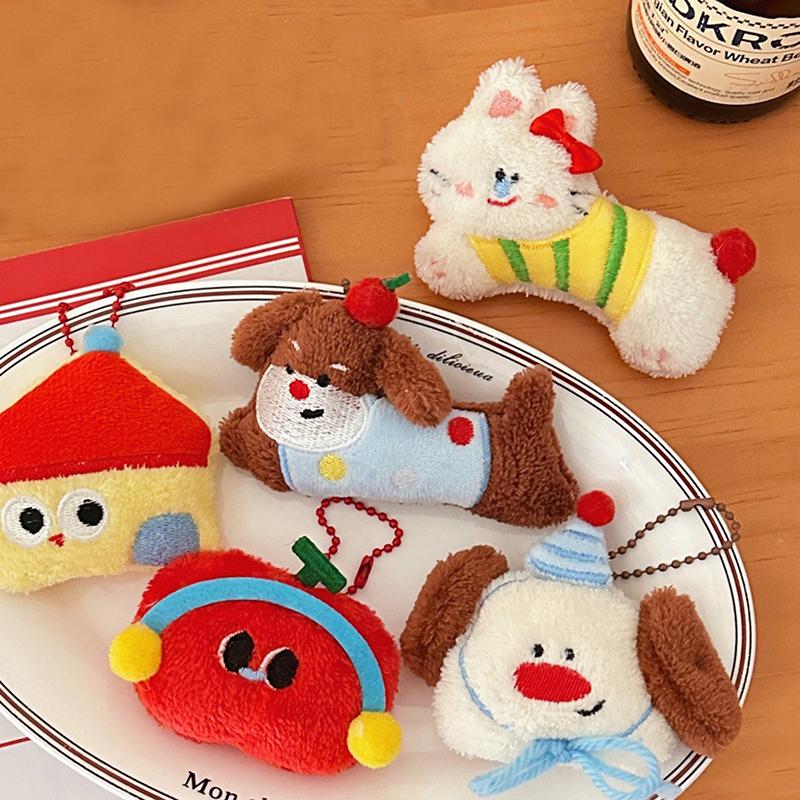 1 Pcs Original Cute Plush Doll Pendant Brooch Creative Funny Pendant Girl Backpack Fun Pendant