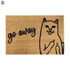 Covor de podea Pisica de desene animate Degetul mijlociu Dispise Go Away Covor de baie Absorbție de apă Home Decoearion Dormitor Covoraș de intrare