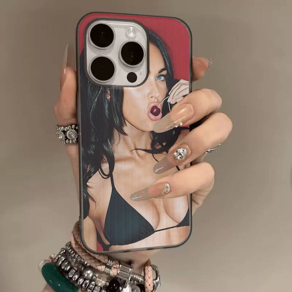 

Чехол для телефона Jennifers B-Body Megan Fox с гофрированной полоской Для IPhone 17 16 15 14 13 12 11 Pro Max Plus Pro Ударопрочный чехол iPhone 11