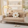 Thickened Milk Fleece Sofa Cushion Winter Small Fresh Plush Seat Cushion  New Non-Slip Sofa Cover Cover Cloth Towel