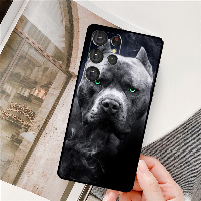 Pit Bull Pitbull Dog Phone Case For Samsung Galaxy S24 Ultra S9 S10 S20 S22 S21 Plus S23 FE S25 Ultra Full Cover
