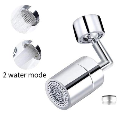 Rotating 720 Degree Universal Faucet Aerator Splash Resistant Filter Faucet Extender Plastic Faucet Nozzle for Kitchen Bathroom
