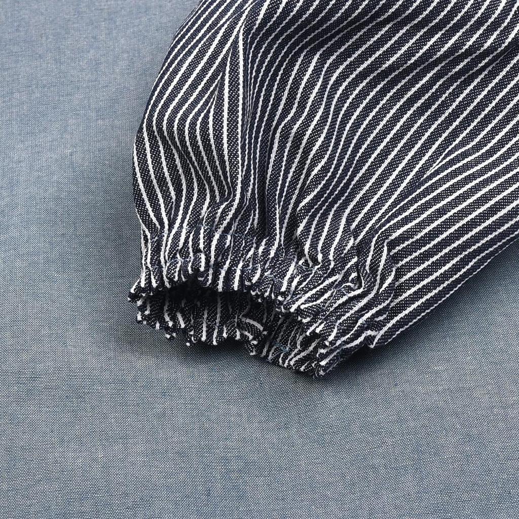 Kusguru Japan Ribbon Open Kappo 247559 Blue Women's M-L