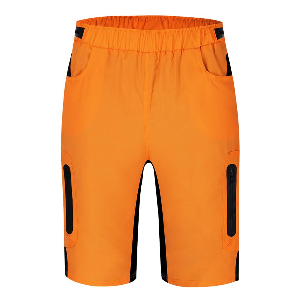 Men 2 In 1 Cycling Shorts Breathable Quick-Drying MTB Mountain Bike Baggy Shorts with 3D Padding
