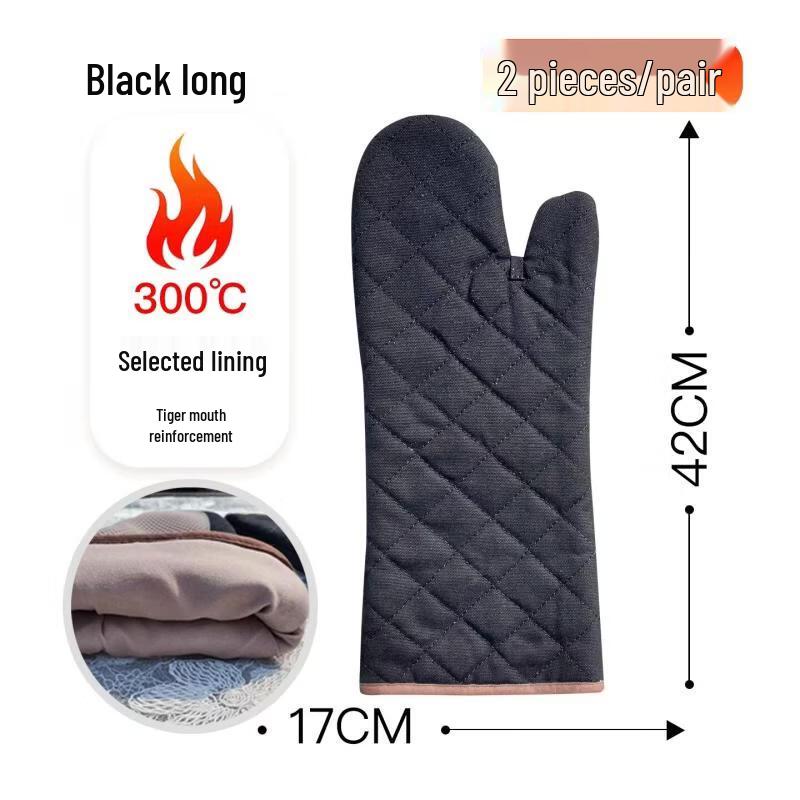 Qiwei 500 Degree Heat Resistant Oven Gloves