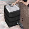 Inflatable Hot Tub Spa Insulated Pump Cover with Zipper Oxford Protection Pump Cover Heater Pump Winter Cover Outdoor Pool Parts