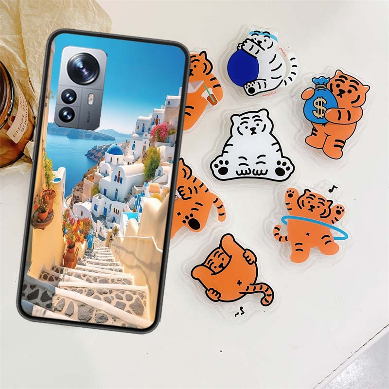 Greece In Summer. Santorini Phone Case For Xiaomi Poco X7 X6 M8 M7 M6 M4 M3 X4 Pro F7 Ultra M5S Mi 14 14T 15 15T 12T 10T Pro 12S