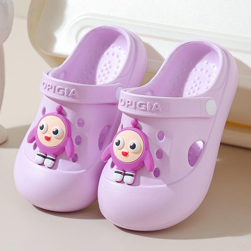 Children's Cute Non-Slip Cartoon Beach Slippers, Closed-Toe Summer Shoes for Girls, 2026 Model