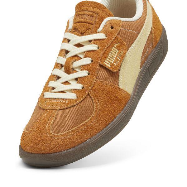 Puma Palermo Vintage Caramel Latte Unisex Sneaker Kupfer Cremig-Vanille Gummi 396841-02