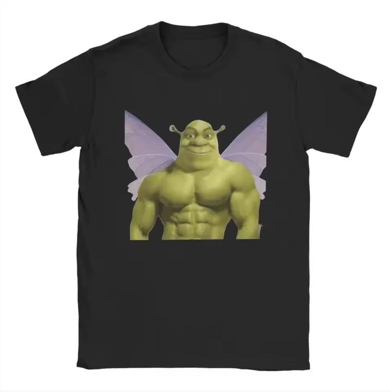 Funny Shrek Expression 6 pack Meme Print Unisex T-Shirt XXXL