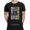 Camiseta Creativa Happy Tree Friends para Hombre Póster Cuello Redondo Camiseta Básica Hip Hop Regalos de Cumpleaños Tops