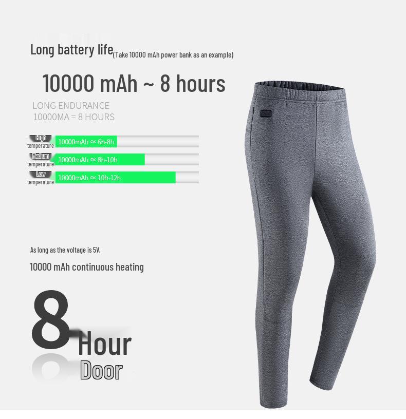 Cross-Border Smart Heated Underwear Set: Men's & Women's Winter Thermo Wear