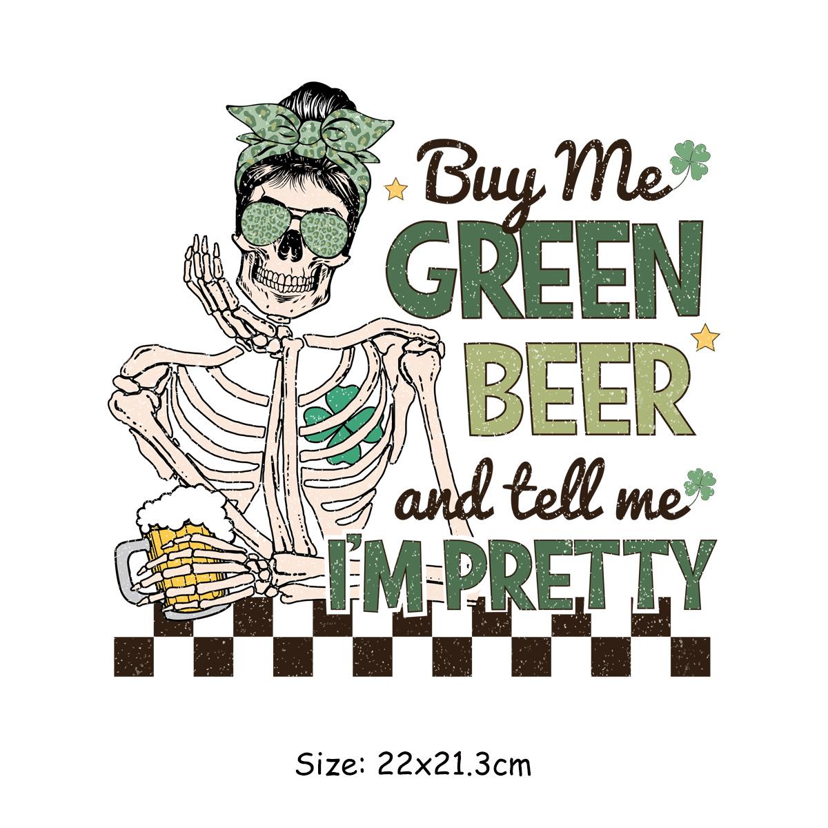 

св. День Святого Патріка Нашивки на одязі Термічні наклейки Джинси Термопрес Аплікація Наклейка своїми руками Аксесуар Смуги Перенесення праскою