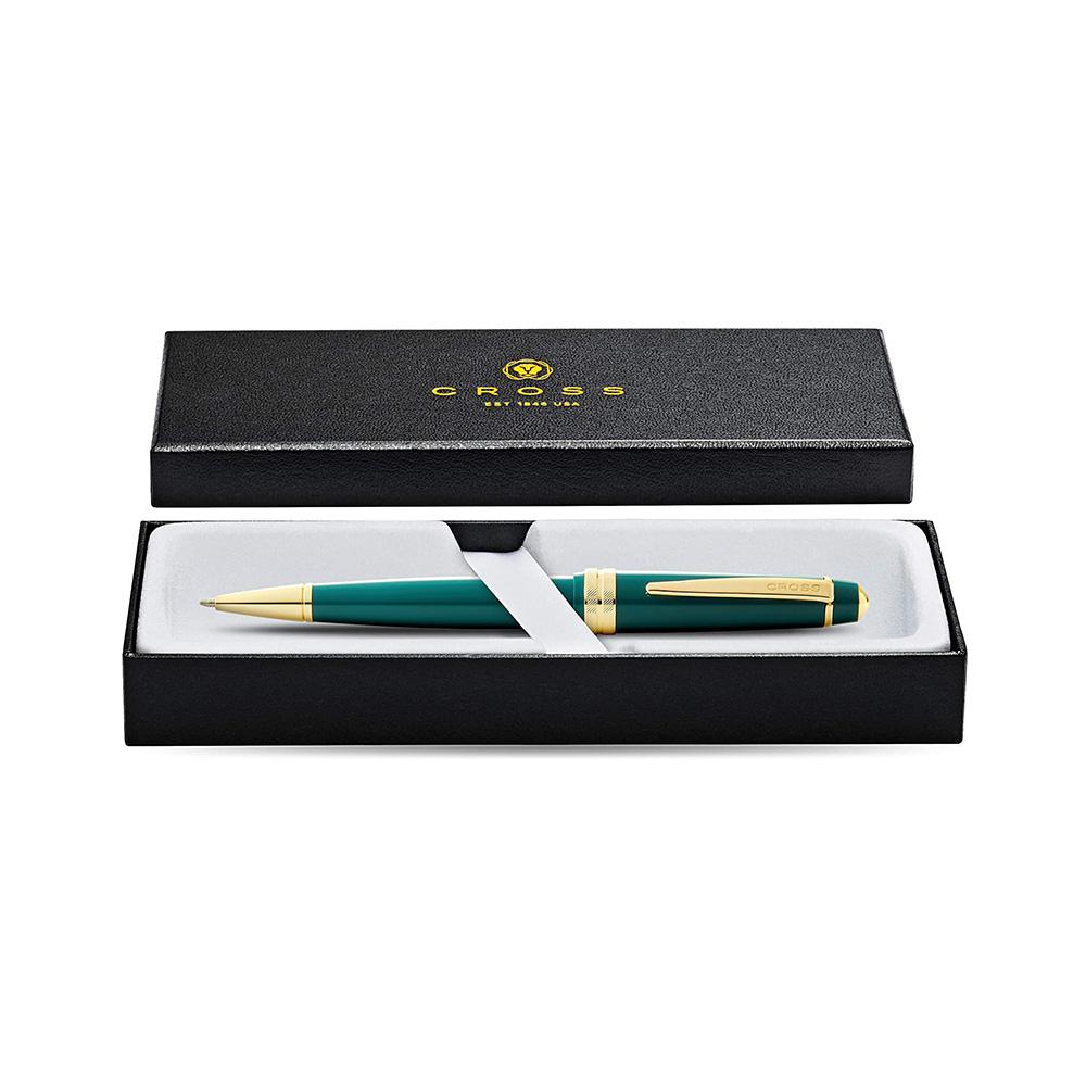 Cross Bailey Light Polished Green Resin and Gold Tone Ballpoint Pen