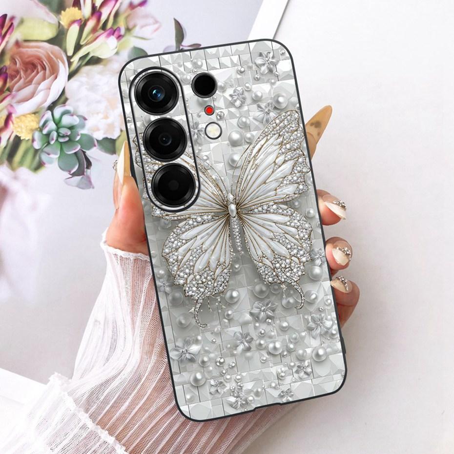 Fashion Letter Phone Case For Tecno Camon 50 4G Back Cover For Tecno Camon50 4G CN5 Soft Black Silicone Cases