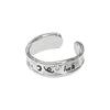 Couple Ring Dark Personality Niche Design Open Ring Punk Index Finger Ring