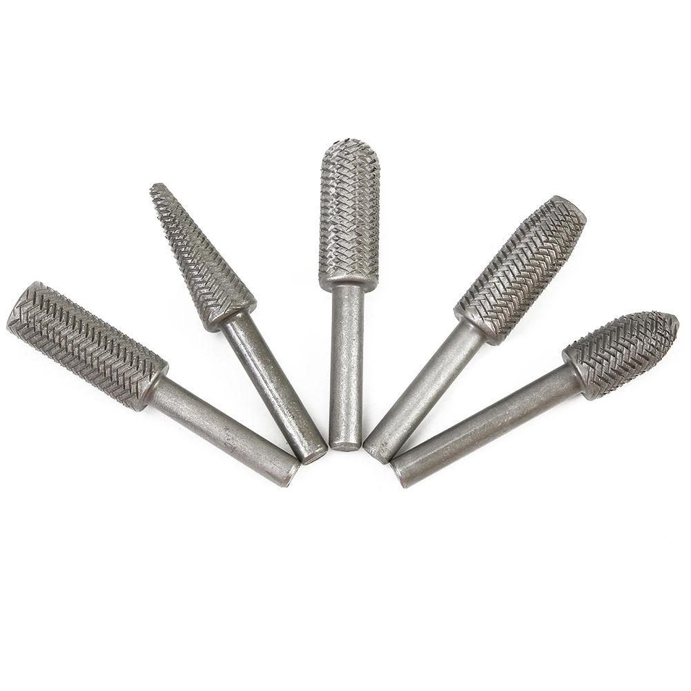 

Rotary File Rotary Rasp Total Length 6cm Wood Rotary Files Heat Treated High Carbon Steel Router Grinding Burr CHINA