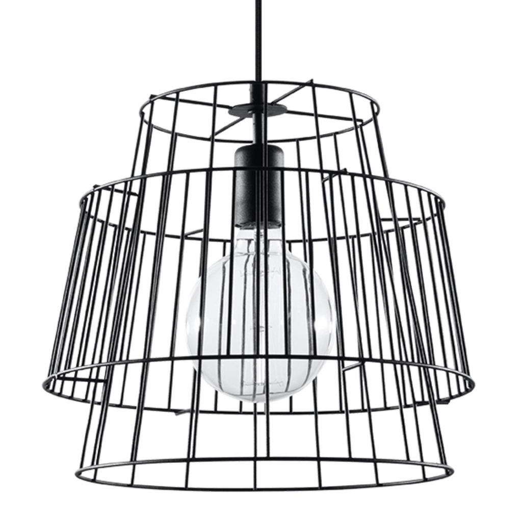 Gate hanging lamp black