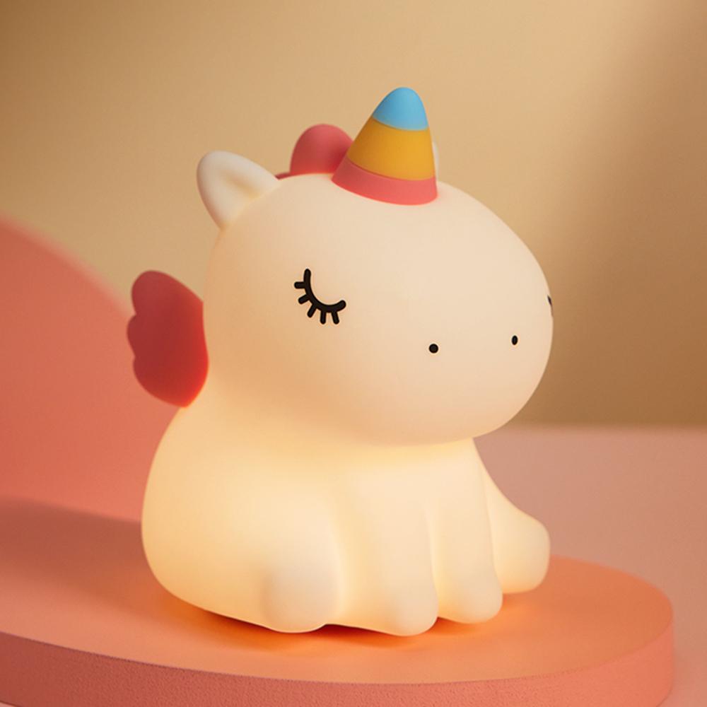 

A007 Cute Cartoon Horse Silicone LED Night Lamp Home Bedside Tap Light (CE,ROHS,FCC,CPC Certified) A