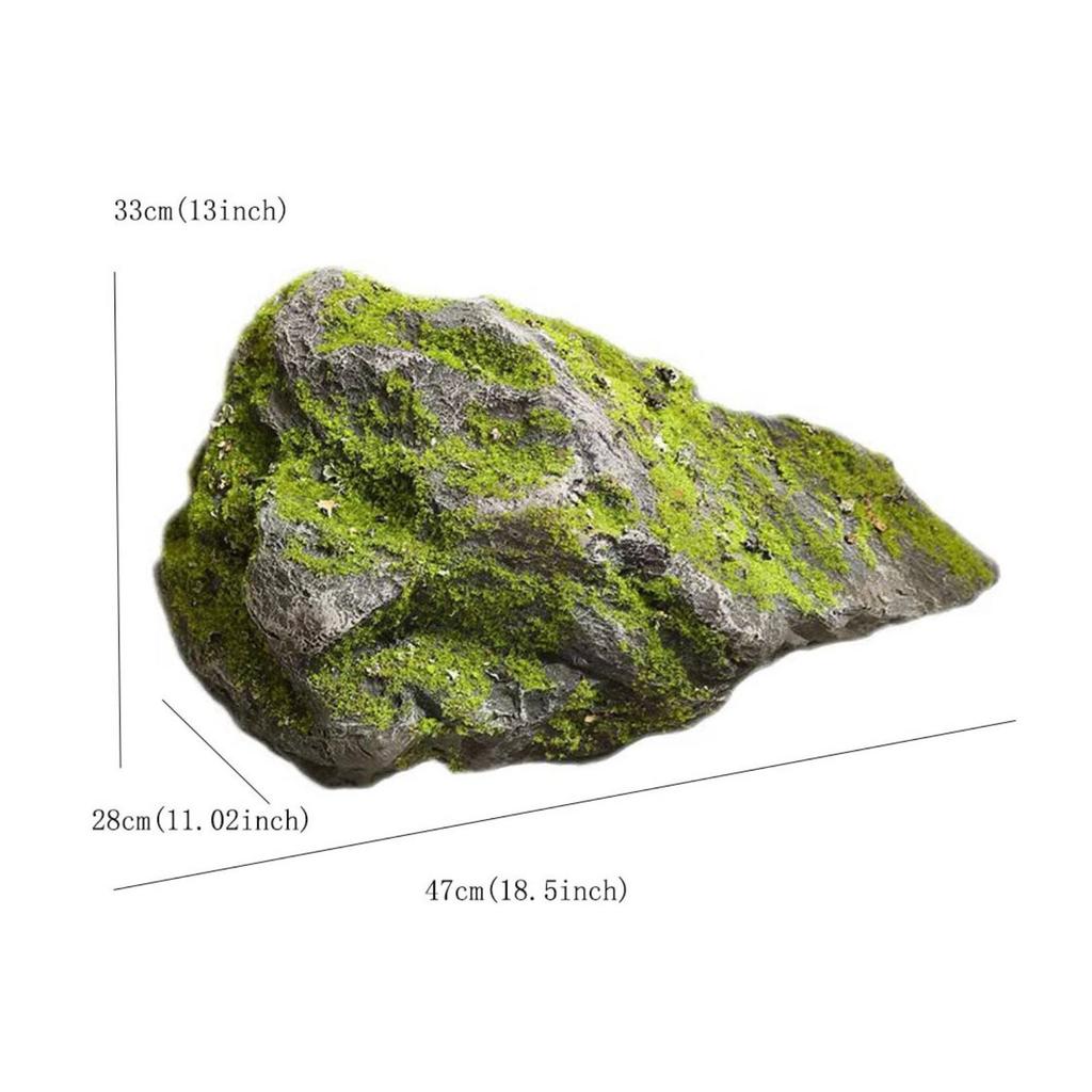 Faux Moss Rock Lifelike Artificial Irregular for Photographers