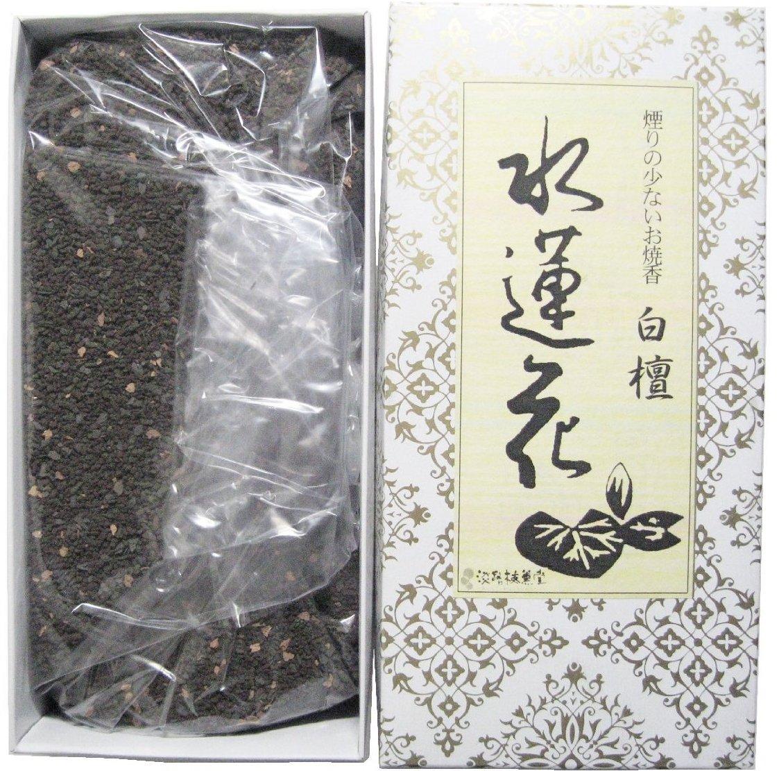 Awaji Baikundo Incense Sandalwood Water For use in funeral memorial and Buddhist - Low-Smoke Incense, Lotus, 500g. temples, homes, ceremonies,