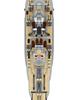 Fang Cheng Aircraft Carrier & Bismarck Battleship Model Toy - Educational Assembly Puzzle for Boys
