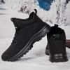 Men Snow Boots Winter Plush Warm Cotton Boots Waterproof Leather Boots for Men Outdoor Non Slip Trekking Boot Casual Ankle Botas